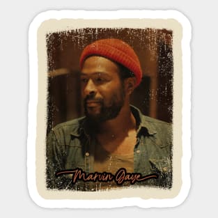 80s Classic Vintage Marvin Gaye Sticker